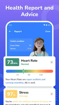 Blood Pressure & SugarTrack android App screenshot 1